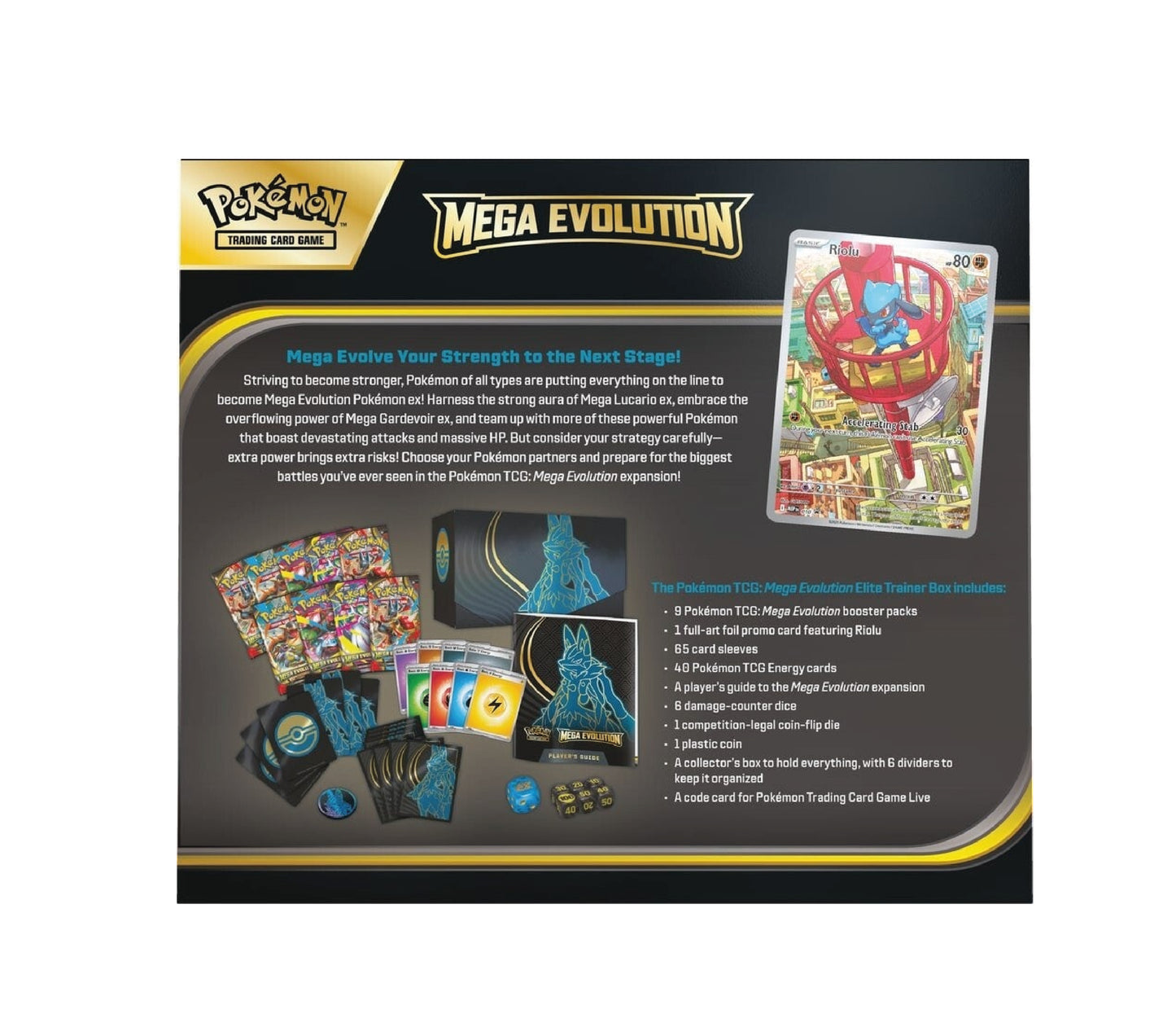 Pokémon Mega Evolution Elite Trainer Box Lucario