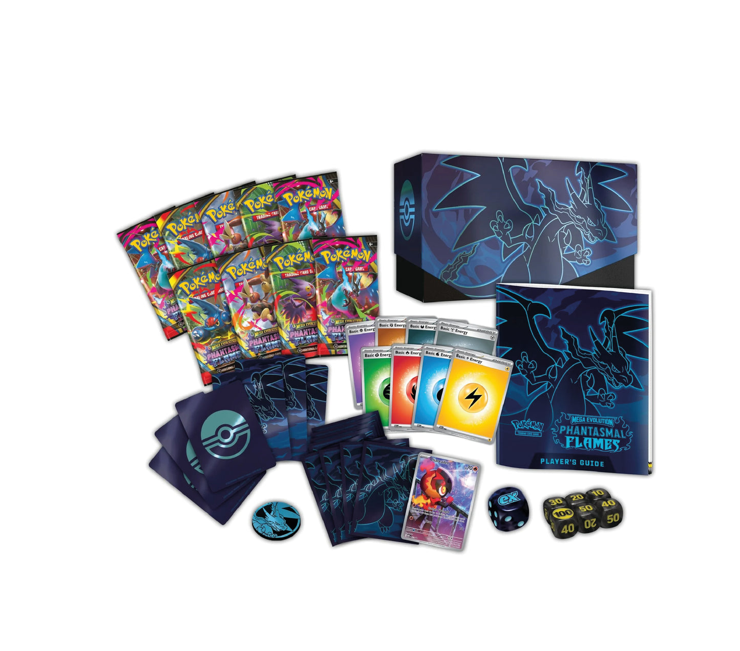 Pokémon Mega Evolution Phantasmal Flames Elite Trainer Box