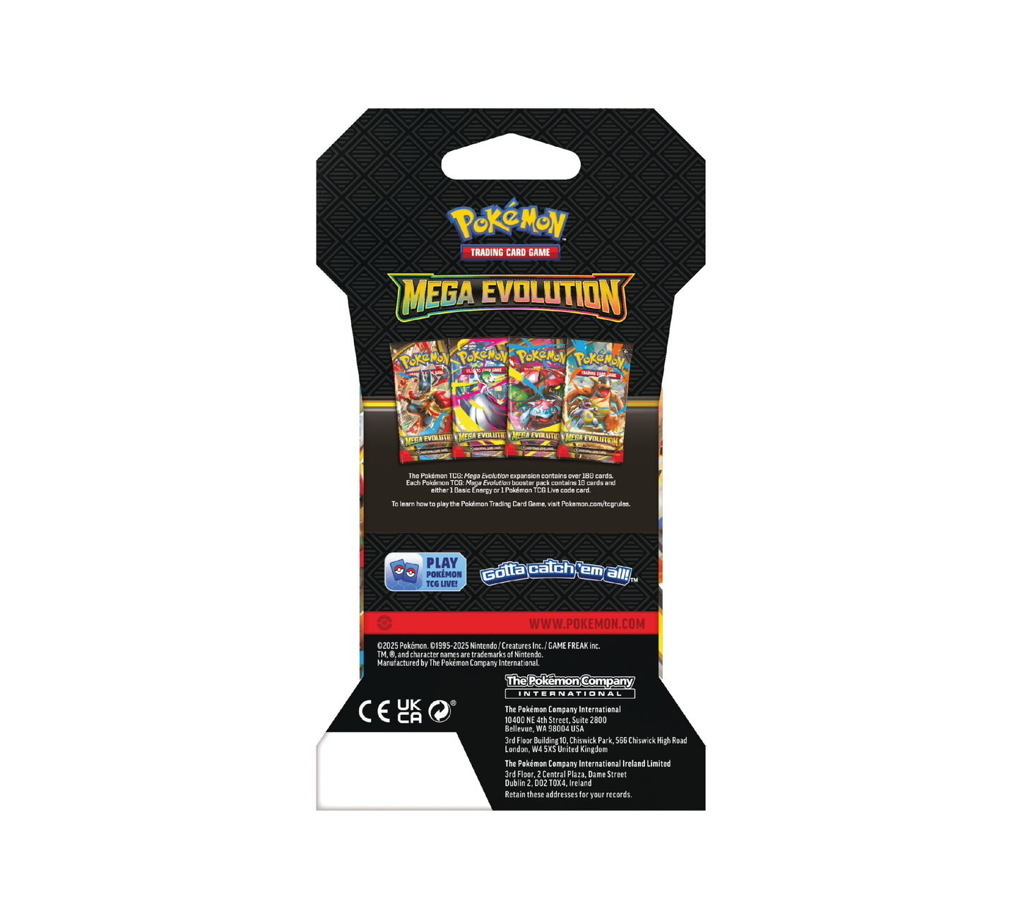 Pokémon Mega Evolution Base Sleeved Booster
