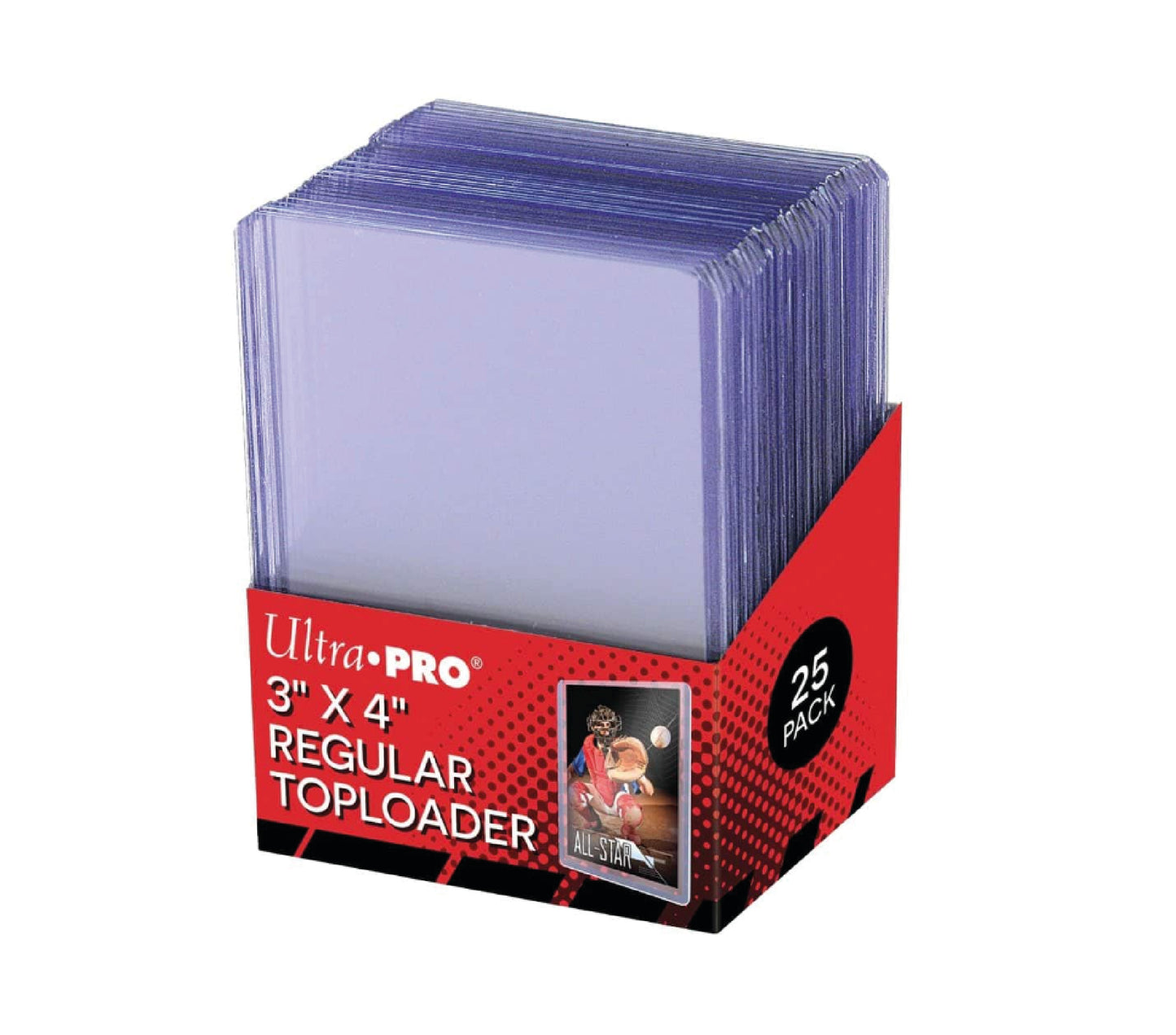Ultra Pro Regular Toploader 3" x 4" (25 stuks)