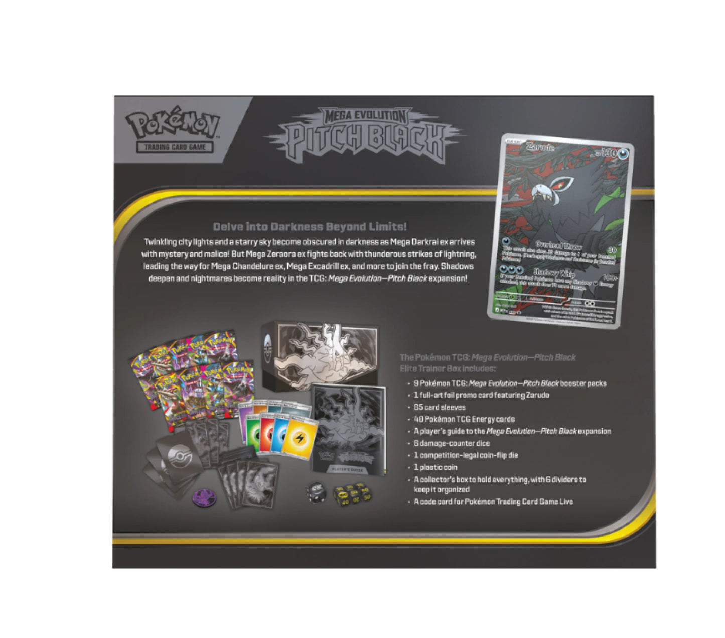 Pokémon Mega Evolution Pitch Black Elite Trainer Box