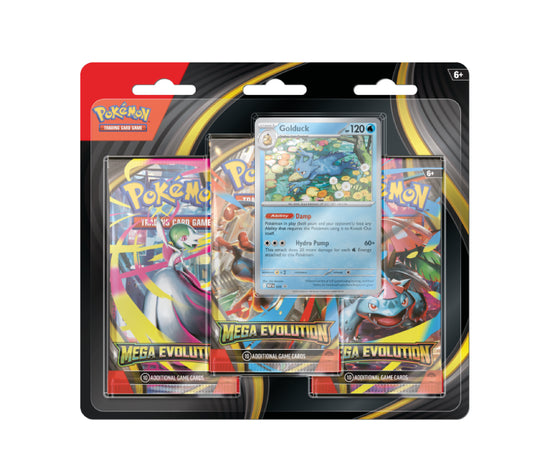 Pokémon Mega Evolution 3 Pack Blister Golduck