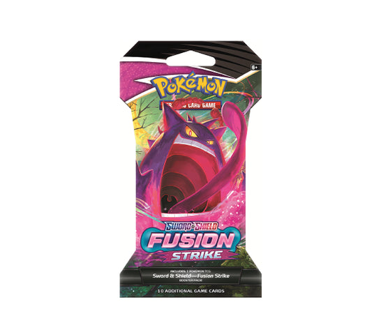 Pokémon Sword & Shield Fusion Strike Sleeved Booster (Random Art)