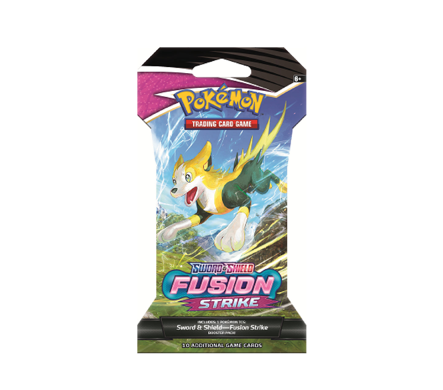 Pokémon Sword & Shield Fusion Strike Sleeved Booster (Random Art)