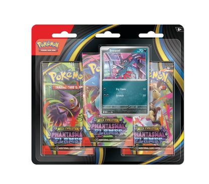 Pokémon Mega Evolution Phantasmal Flames 3 Pack Blister