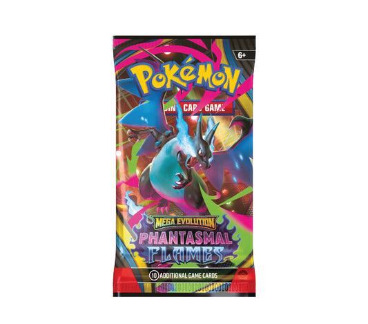 Pokémon Mega Evolution Phantasmal Flames Booster
