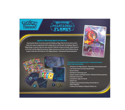Pokémon Mega Evolution Phantasmal Flames Elite Trainer Box