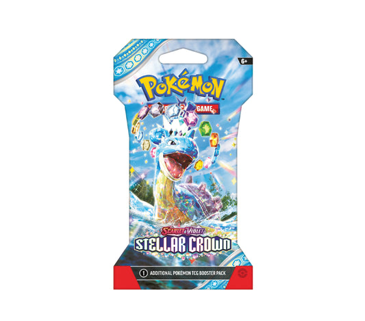 Pokémon Scarlet & Violet Stellar Crown Sleeved Booster (Random Art)