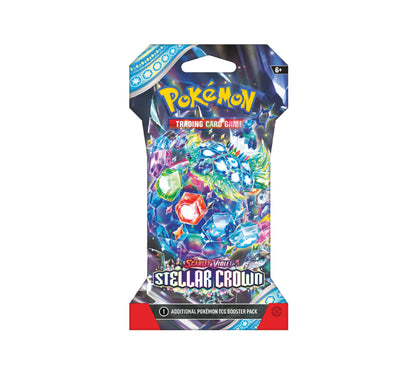 Pokémon Scarlet & Violet Stellar Crown Sleeved Booster (Random Art)