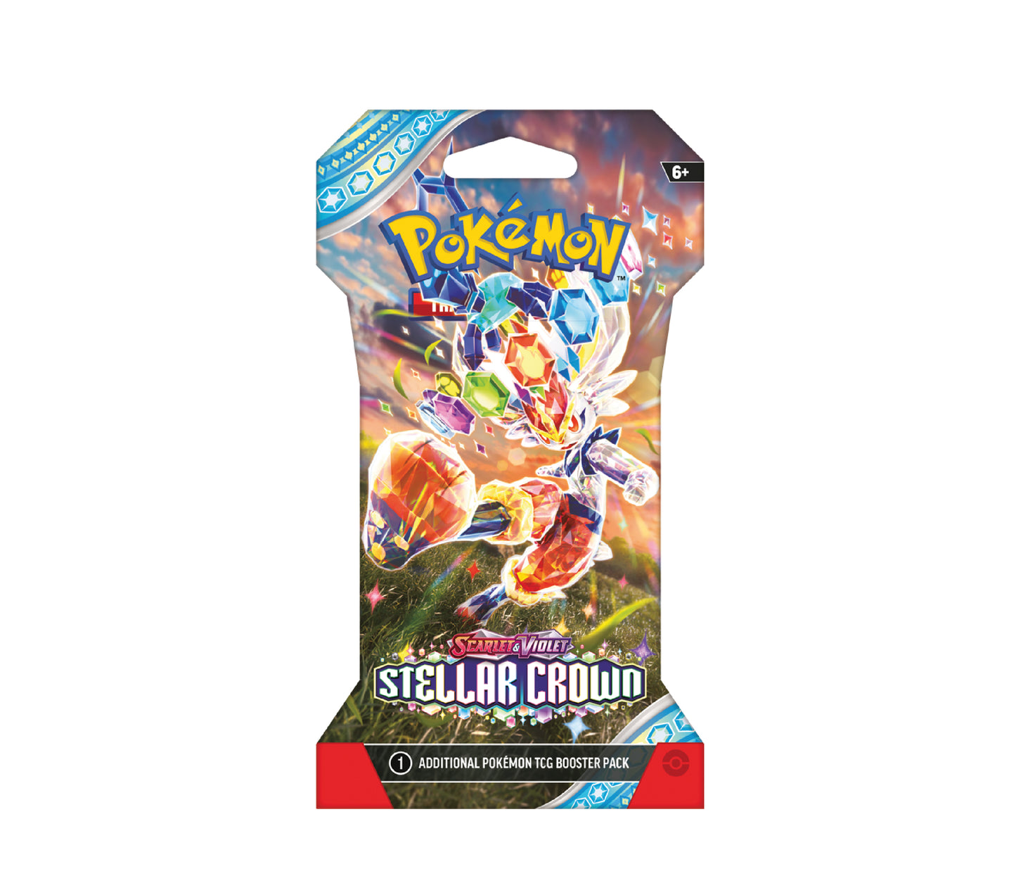 Pokémon Scarlet & Violet Stellar Crown Sleeved Booster (Random Art)