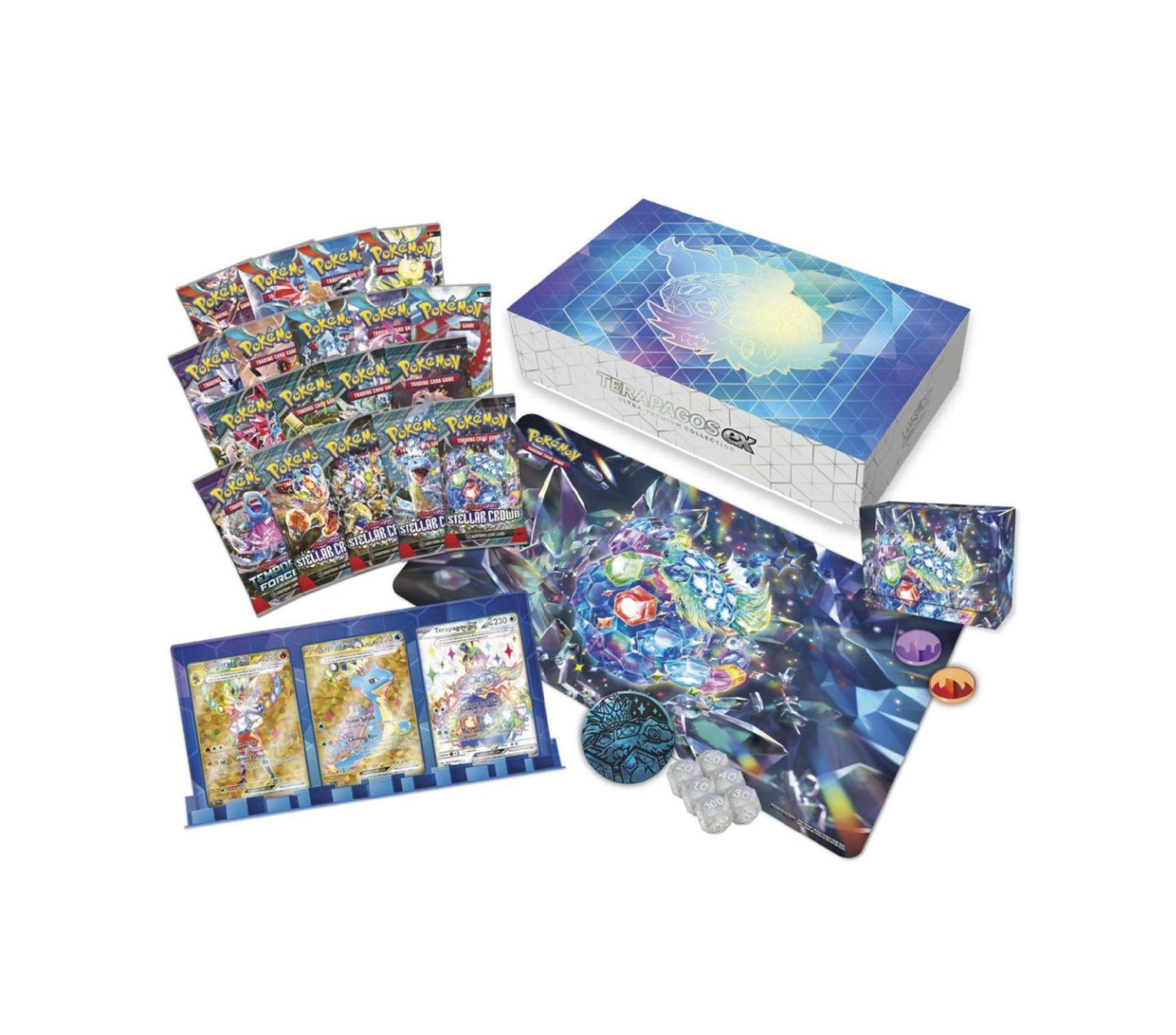 Pokémon TCG: Terapagos EX Ultra Premium Collection